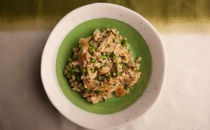 Artichoke & Brown Rice Baked Risotto Recipe Image