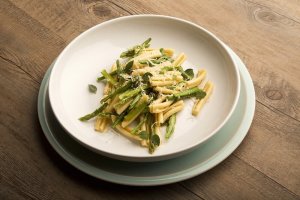 Asparagus Pasta With Brown Butter Sauce Recipe Image