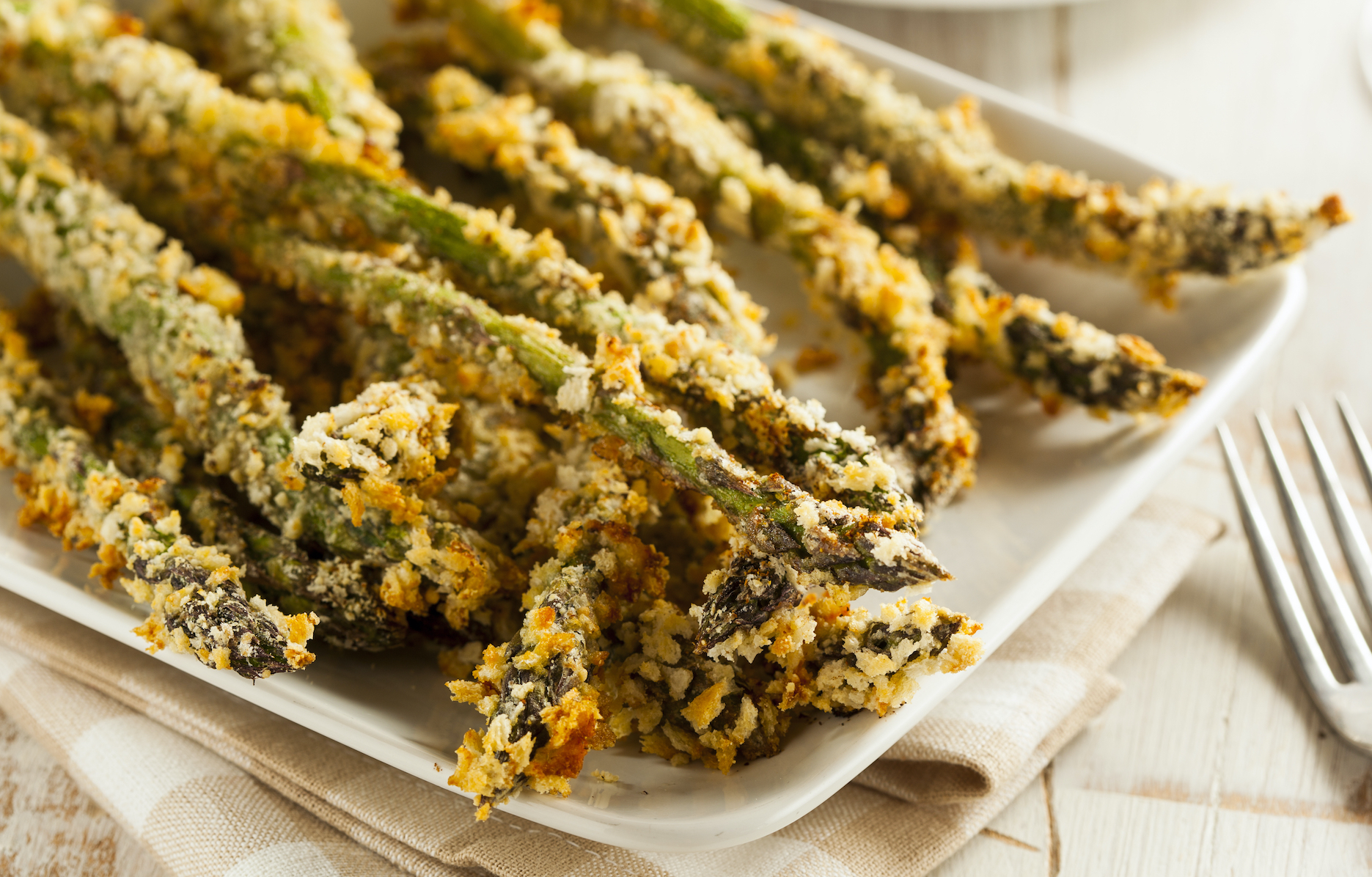 Crujientes espárragos asados al horno Image