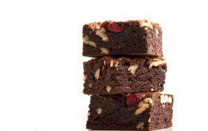 Cherry Pecan Dark Chocolate Brownies Recipe Image