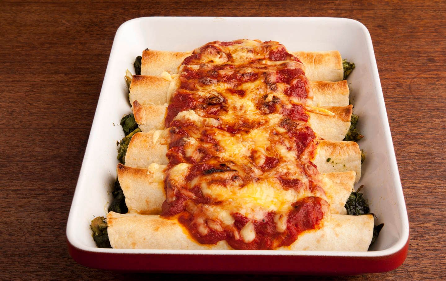 Chicken & Spinach Enchiladas- cook for your life- anti-cancer recipes