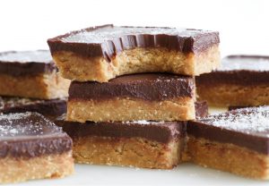 Chocolate Tahini Bars Recipe Image