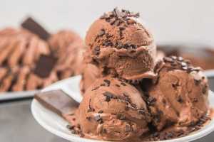 Chocolate Whipped Ice Cream Recipe Image