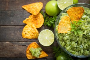 Chopped Tomatillo Salsa Verde Recipe Image