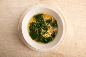 Egg Noodles in Broth Recipe Image