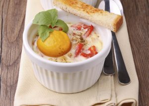 Chickpea, Tomato & Egg Bake Recipe Image