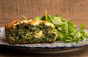 Kale & Feta Cake Recipe Image