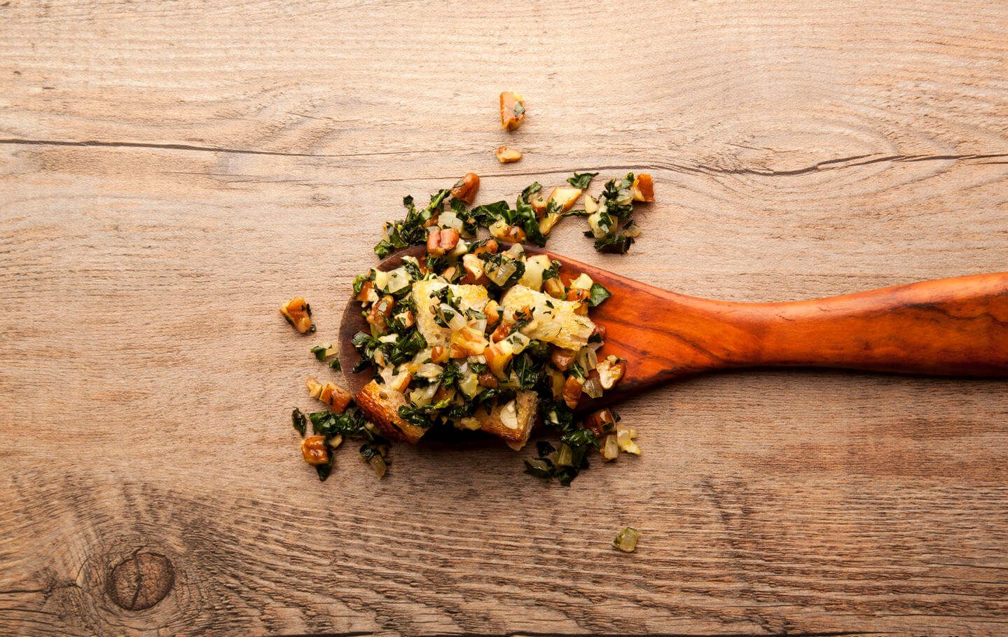 Kale & Pecan Stuffing- anti-cancer recipes- cook for your life