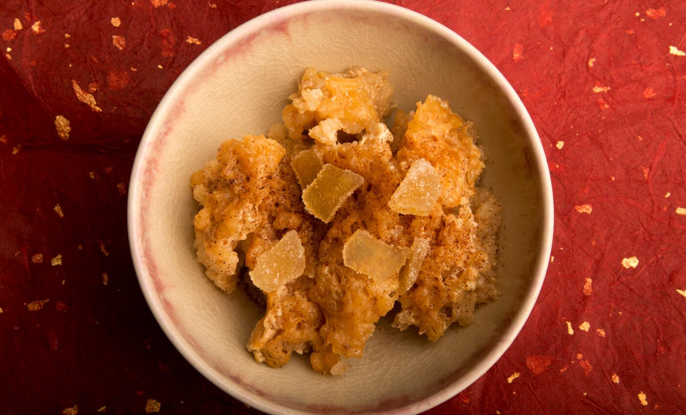 rice, ginger, brown sugar, pudding- Leftover Rice Pudding- anti-cancer recipes- cook for your life