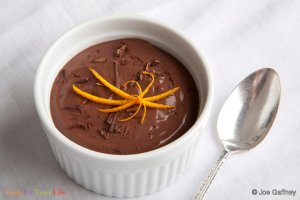 Orangey Tofu Chocolate Pudding Recipe Image