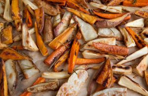 Root Veggie Fries With Yogurt Ranch Dressing Recipe Image