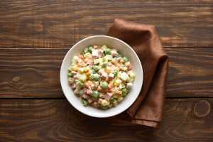 Russian Salad With Creamy Mustard Vinaigrette Recipe Image