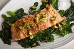 Salmon With Grapefruit Vinaigrette Recipe Image