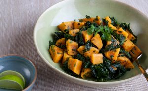Sauteed Kale With Sweet Potatoes Recipe Image