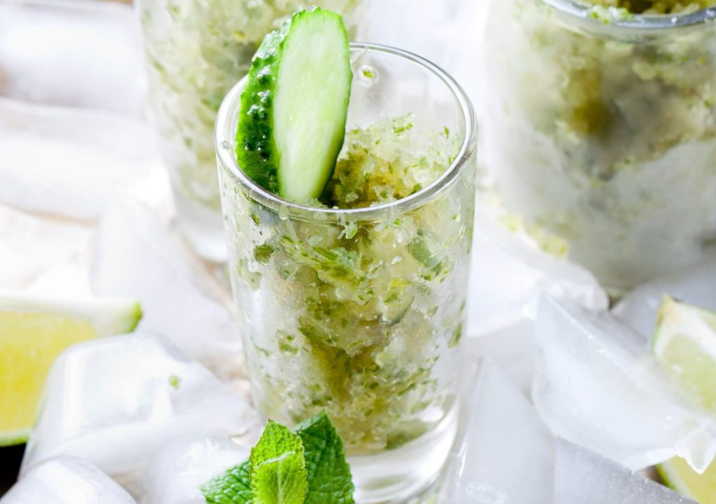 cucumber granita- anti-cancer recipes- cook for your life