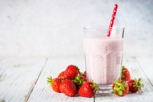 Strawberry Compote Smoothie Recipe Image
