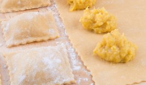 Ravioli de calabaza Recipe Image