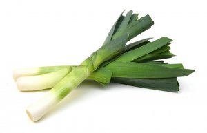 Steamed Leeks with Mustard Vinaigrette Recipe Image