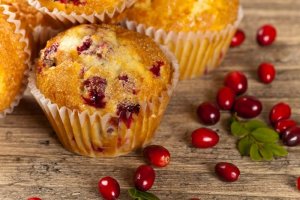 Cranberry Muffins Recipe Image