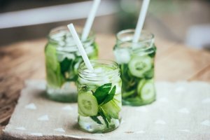 Cucumber Water Recipe Image