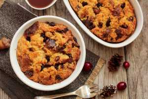 Sweet Potato Bread Pudding Recipe Image