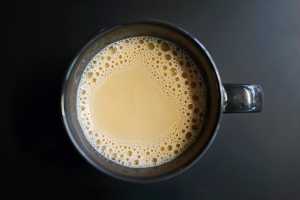 Banana Almond Coconut Tea Latte Recipe Image