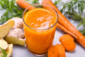 Orange Carrot Smoothie With Ginger & Dates Recipe Image