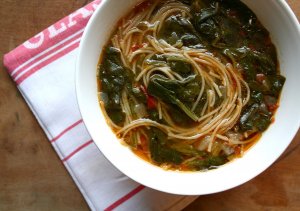 Sicilian Greens & Tomato Soup Recipe Image