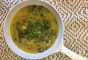 Vegan Sopa Verde With Parsnips Recipe Image
