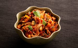 Pasta With Zucchini & Basil Recipe Image