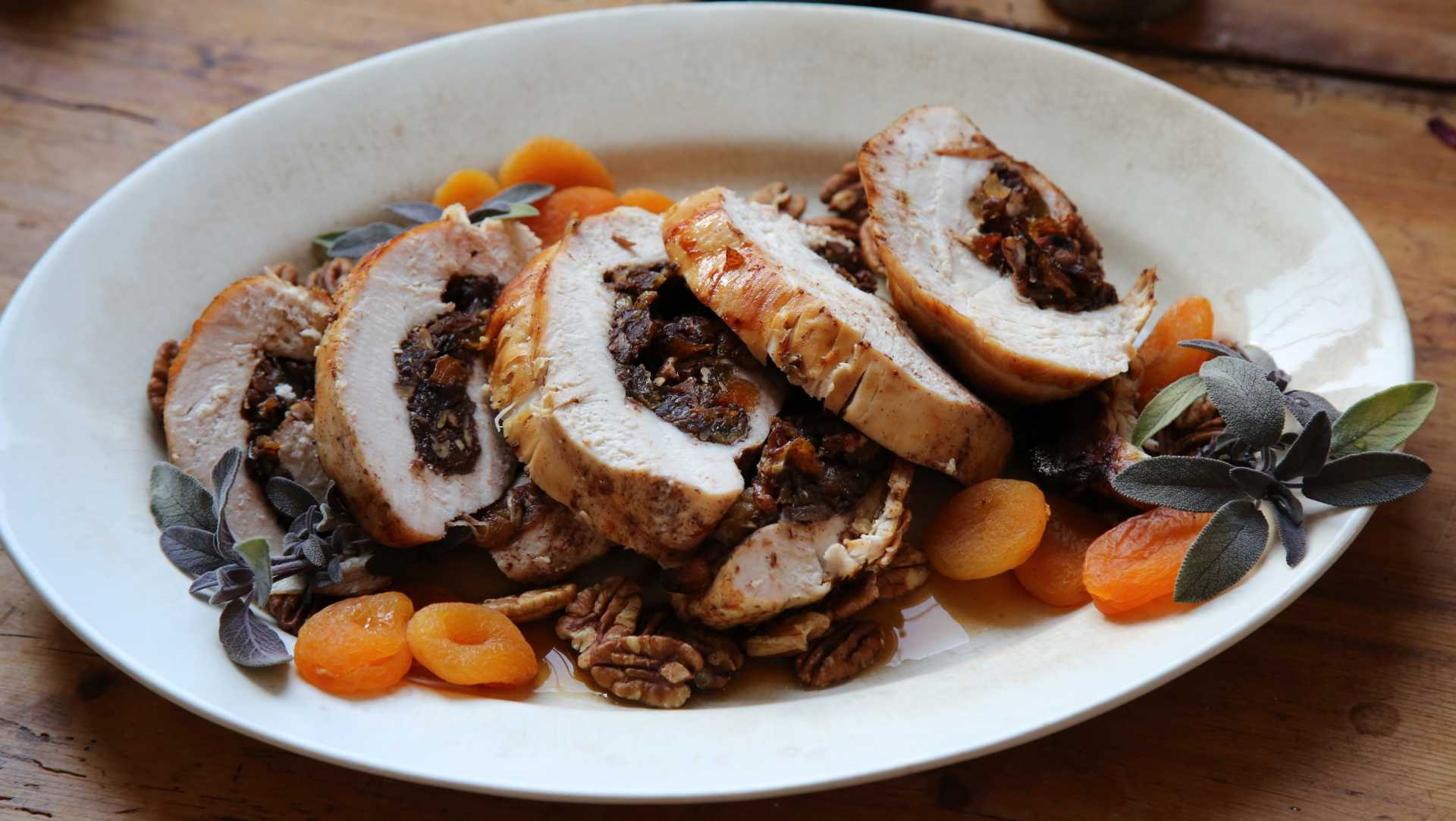 Pechuga de pavo rellena Image