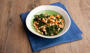 Warm Collard Greens & White Bean Salad Recipe Image