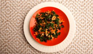 Wilted Kale & Walnut Salad Recipe Image