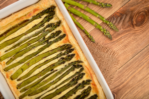 Tarta de espárragos y ricotta Recipe Image