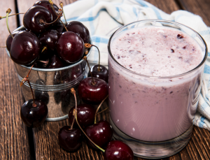 Cocoa Cherry Protein Shake Recipe Image