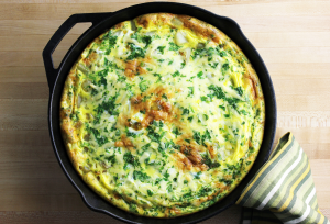 Tortilla de cebada y col rizada Recipe Image